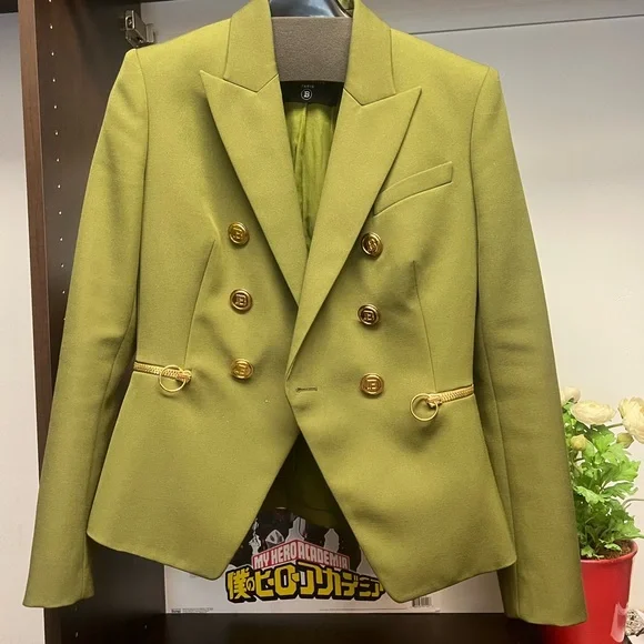 Balmain double breasted jacket size 40/usa 8 - Picture 2 of 11